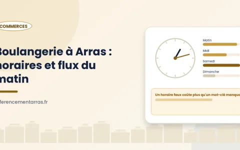 Comment une boutique à Arras se rend-elle visible face aux pôles périphériques ?